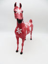 Christmas Snowflakes - OOAK - Decorator Arabian By Dawn Quick- Christmas Tails 2022 - CT22