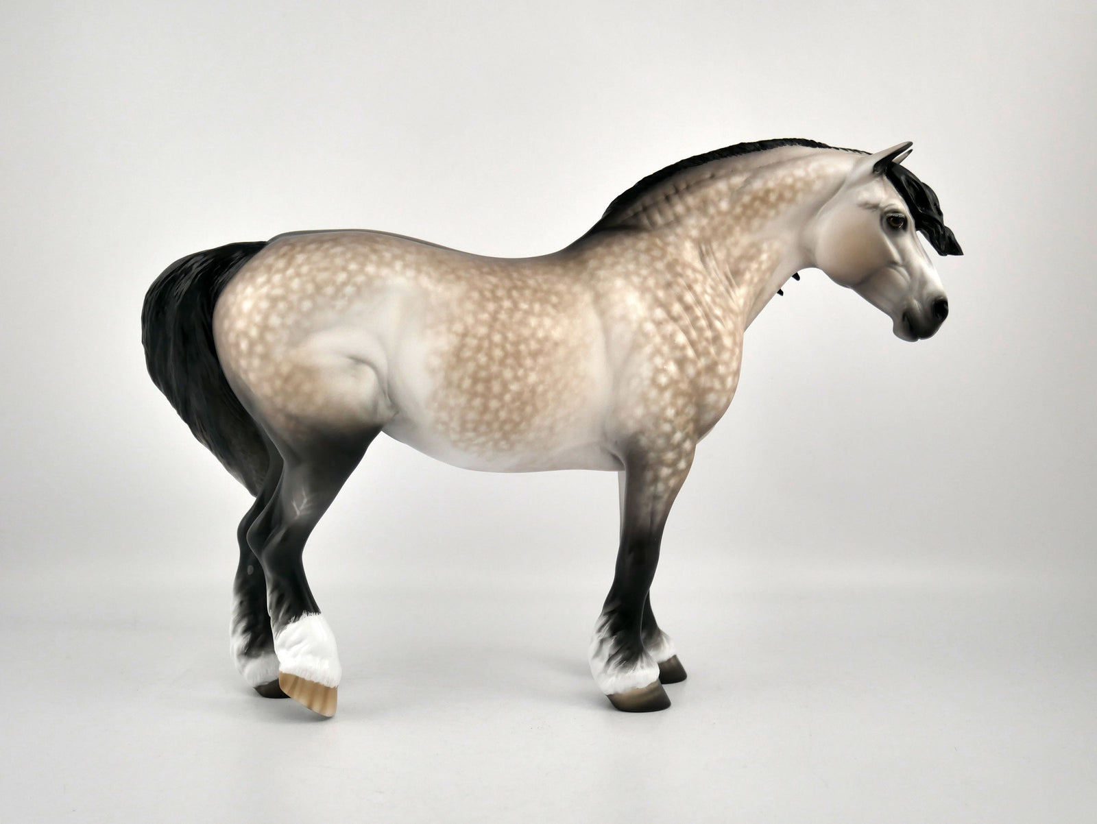 Cindy Lou Who-OOAK Dapple Grey Heavy Draft Mare By Sheryl Leisure 2/15/20