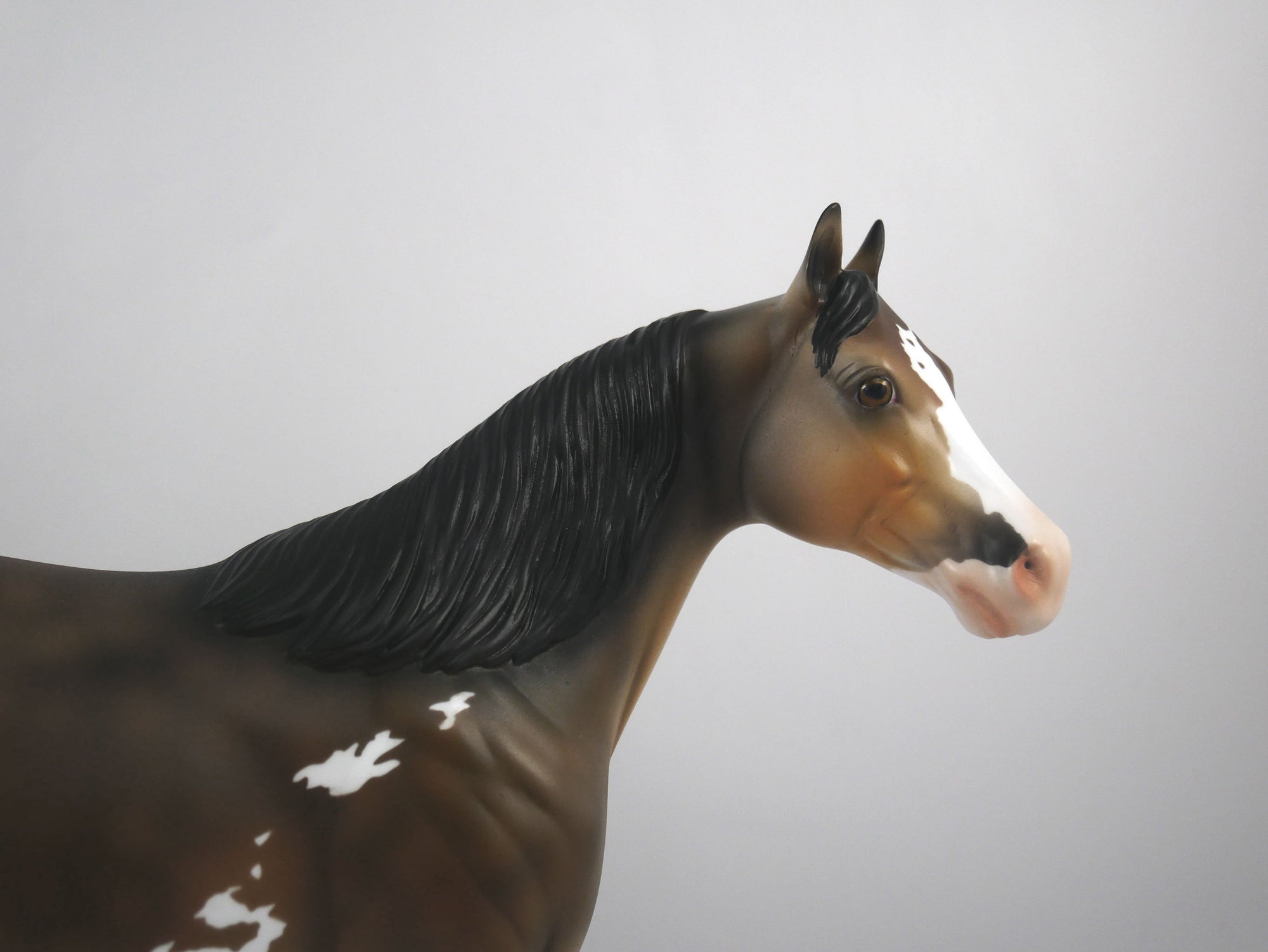Clint-OOAK Buckskin ISH Paint by Ellen 1/29/21