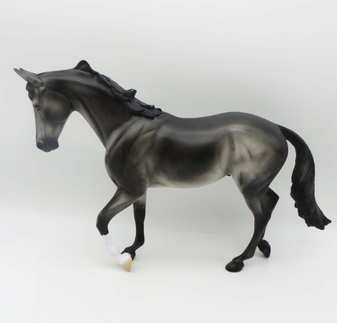Coal-OOAK Dapple Grey Thoroughbred By Kayla Wesse P&C 23