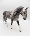 Cobham - OOAK Dapple Dark Grey Irish Draft By Caroline Boydston 11/21/22