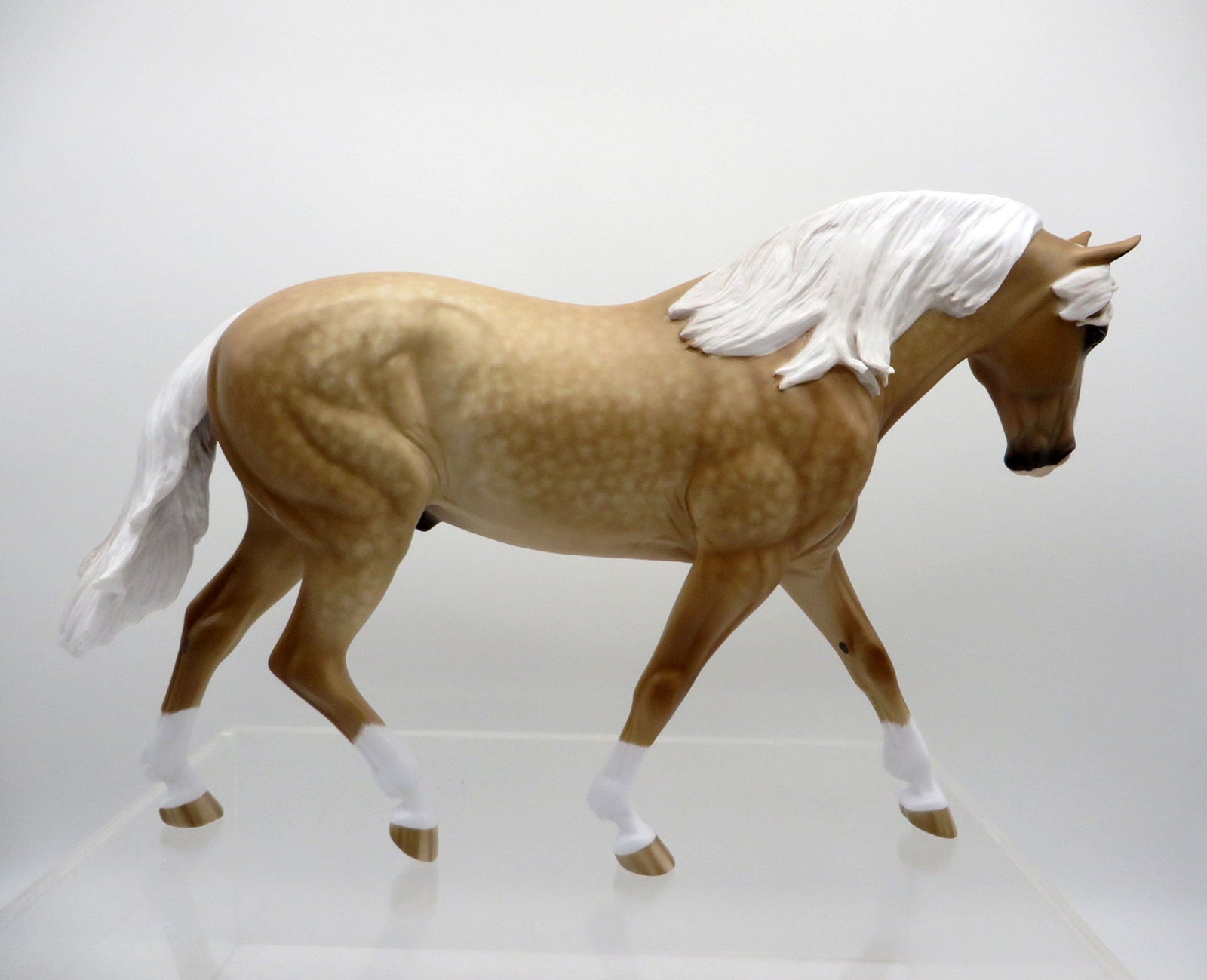 Cole-OOAK Dapple Palomino Irish Draft Painted by Sheryl Leisure 3/15/21