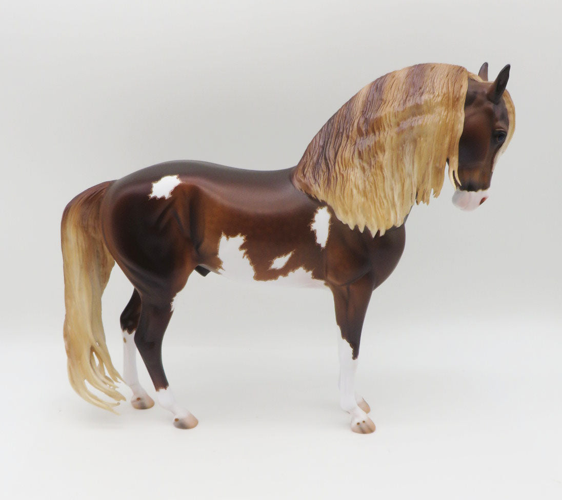 Collins - OOAK Dapple Liver Chestnut Andalusian By Caroline Boydston 11/21/22