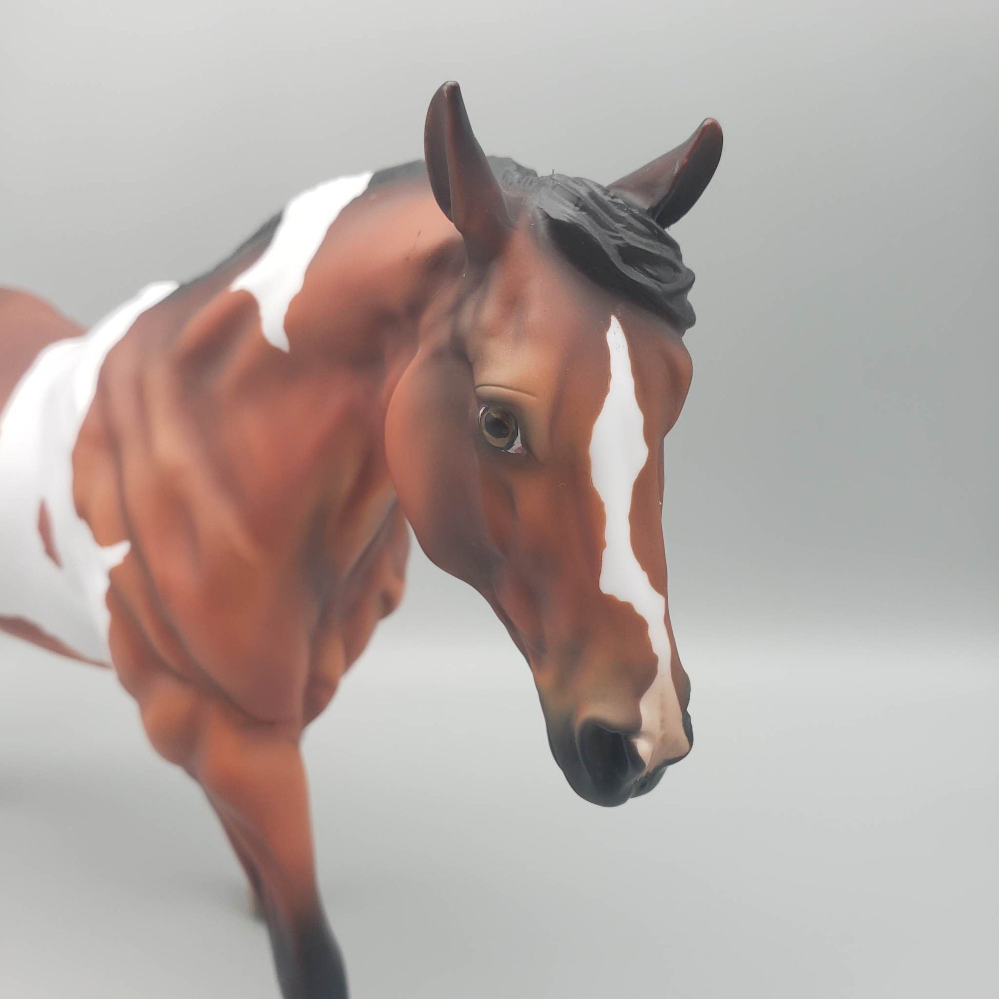 SAMPLE of Coolio LONG MANE Running Stock Horse By Angela Marleau