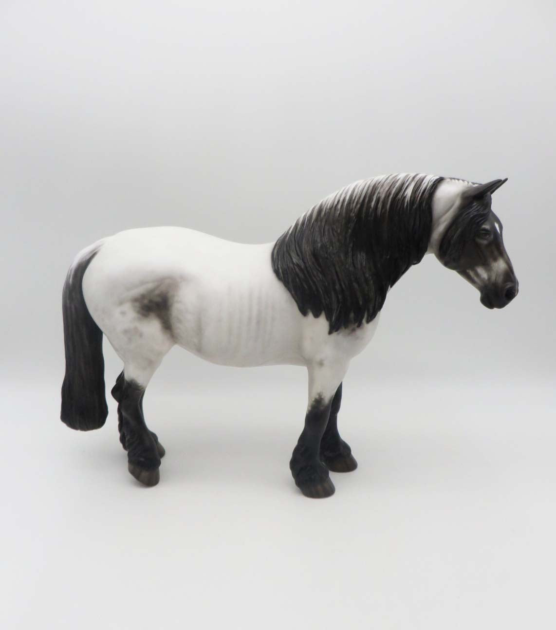 Columbia - OOAK - Black Roan Heavy Draft Mare By Sheryl Leisure - Best Offer 4/17/23