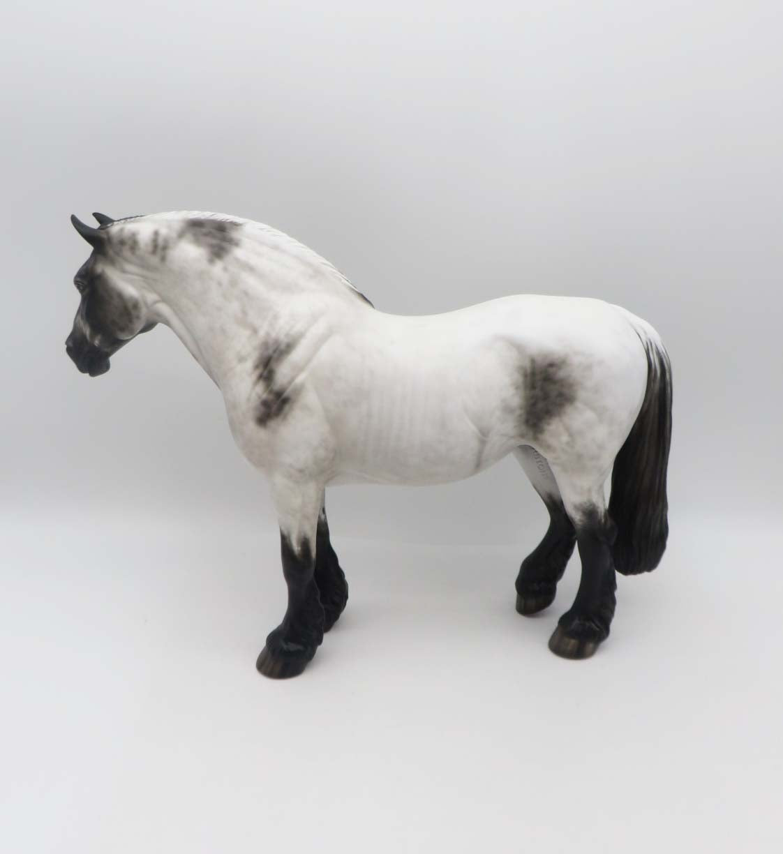 Columbia - OOAK - Black Roan Heavy Draft Mare By Sheryl Leisure - Best Offer 4/17/23