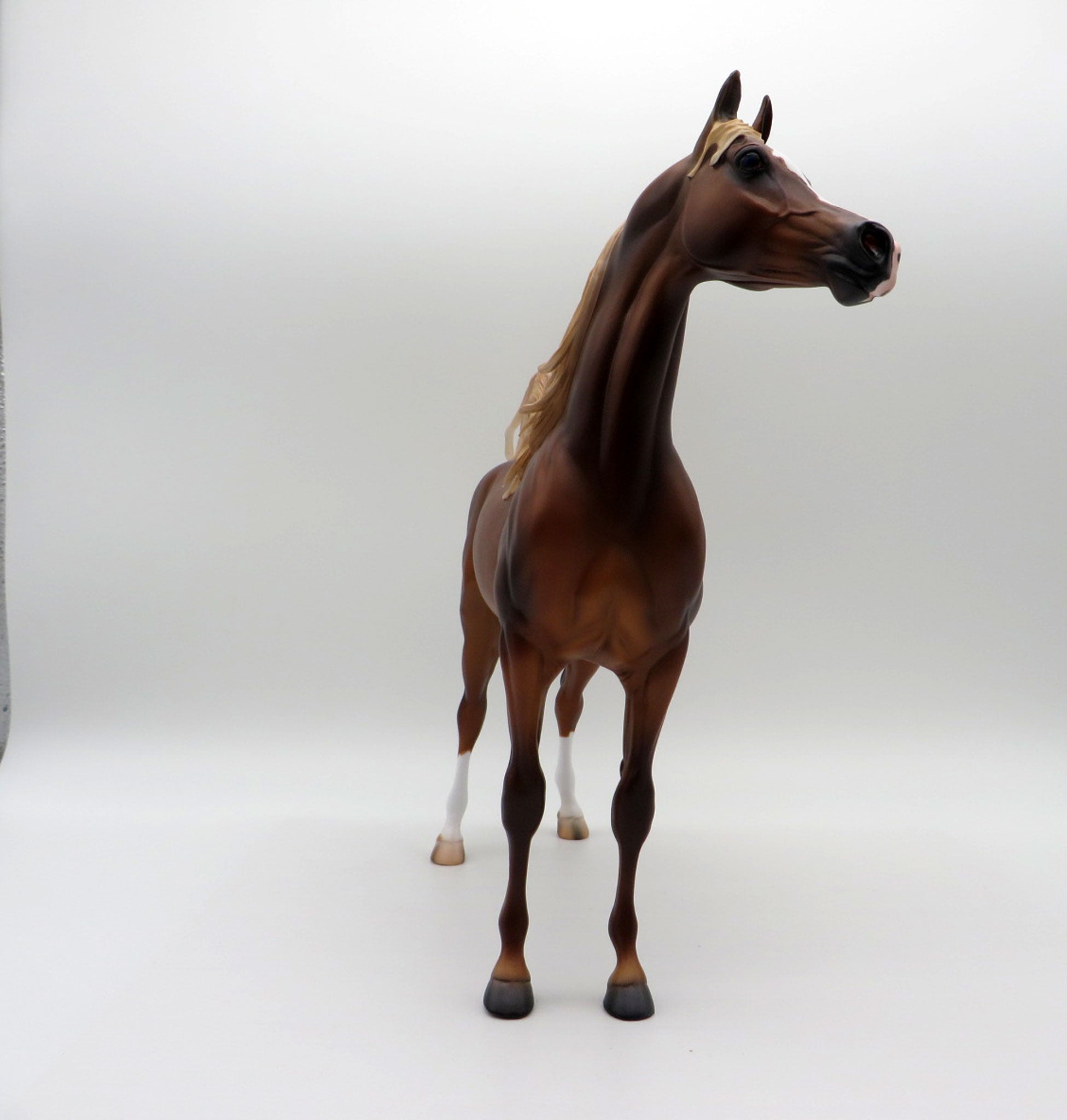 Columbia-OOAK Chestnut Arabian  Painted By Caroline Boydston