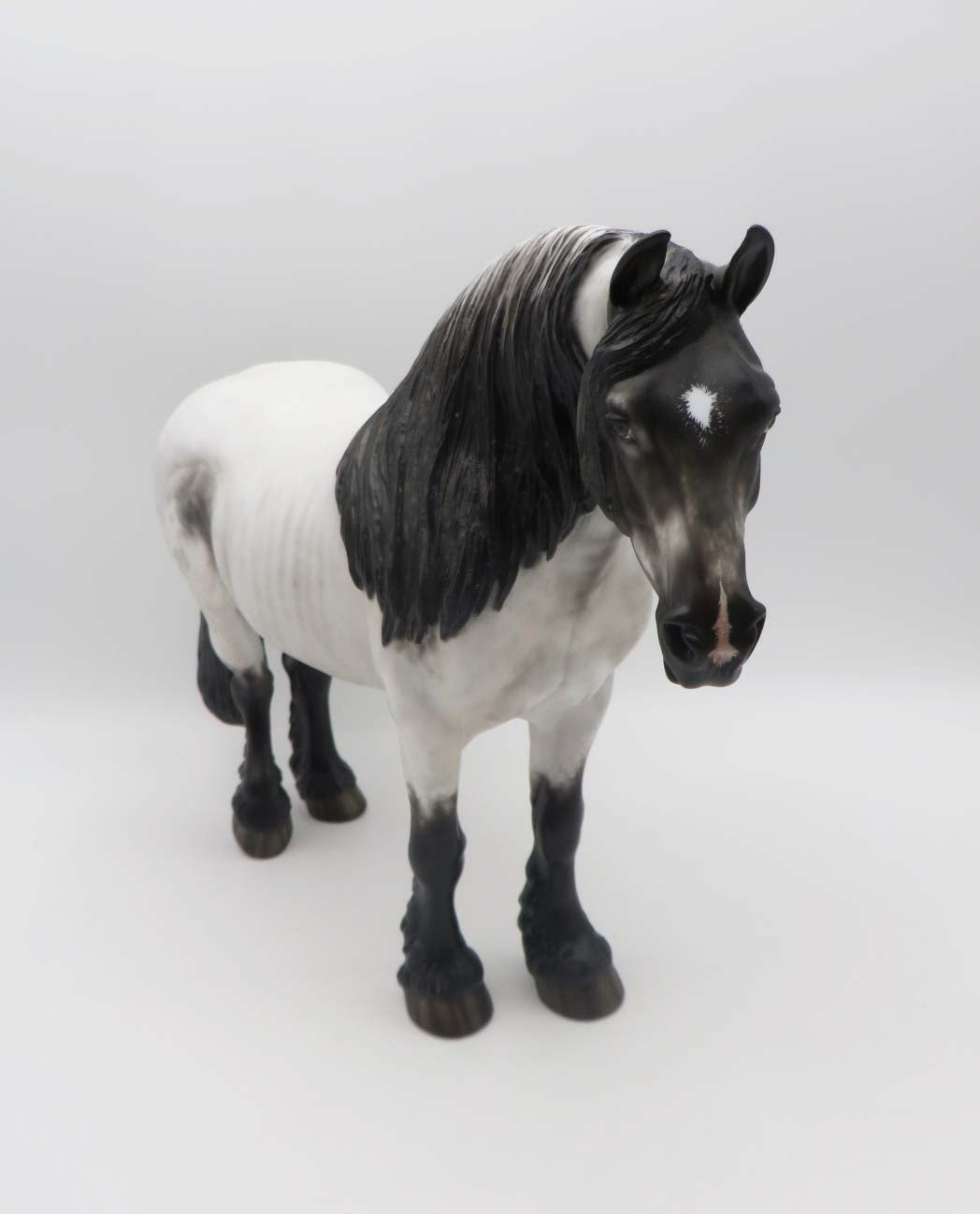 Columbia - OOAK - Black Roan Heavy Draft Mare By Sheryl Leisure - Best Offer 4/17/23