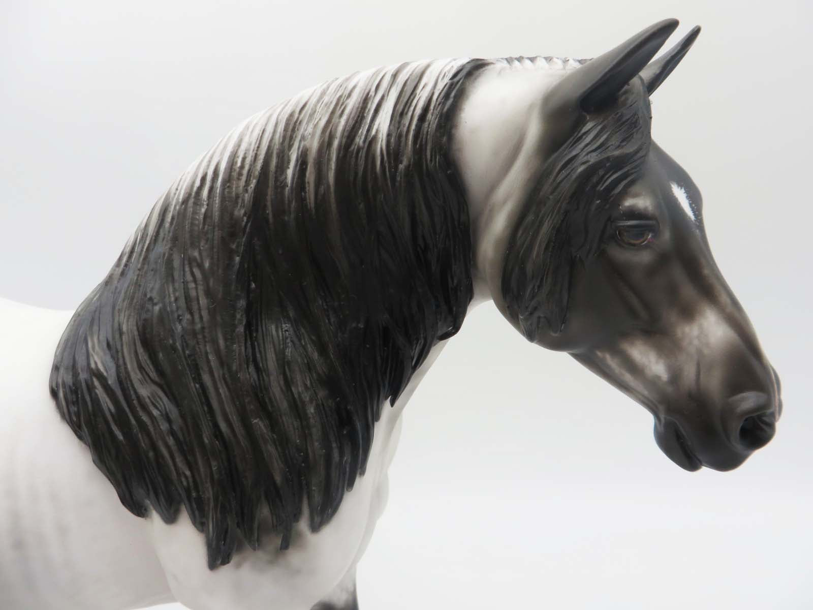 Columbia - OOAK - Black Roan Heavy Draft Mare By Sheryl Leisure - Best Offer 4/17/23