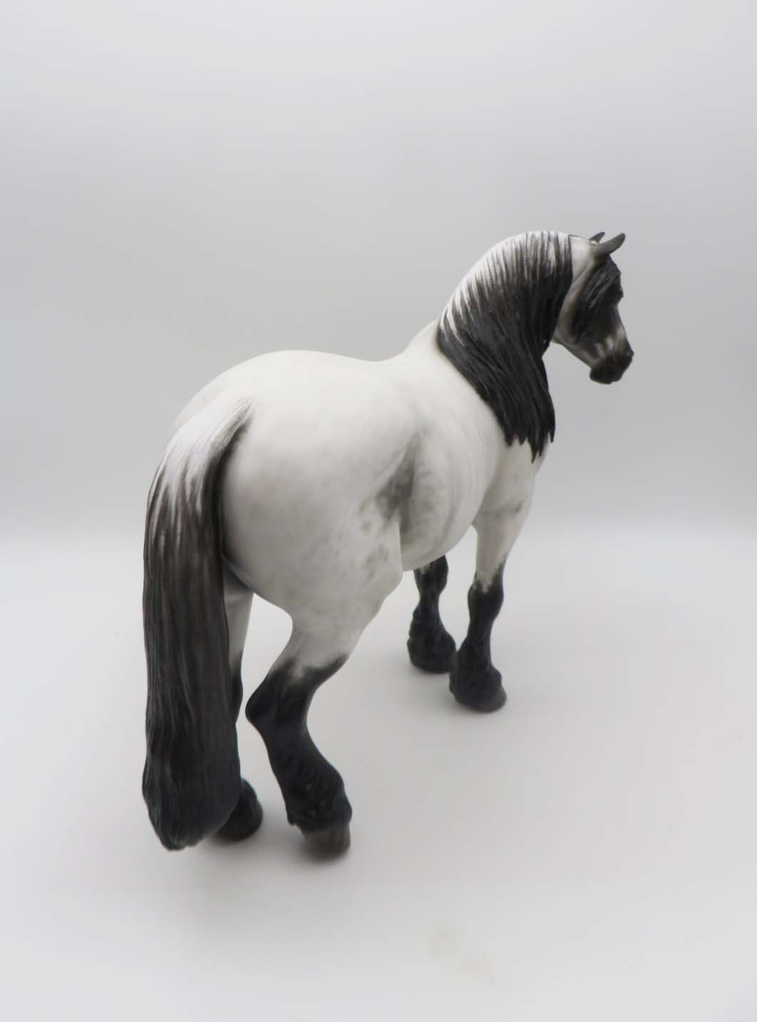 Columbia - OOAK - Black Roan Heavy Draft Mare By Sheryl Leisure - Best Offer 4/17/23