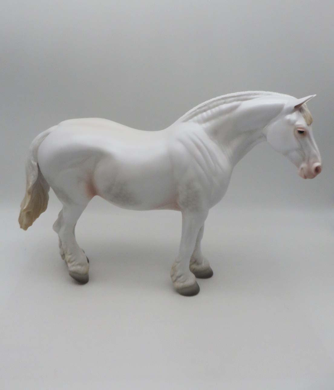 Coming Home OOAK Dappled Cremello Heavy Draft By Ashley Palmer SHCF23