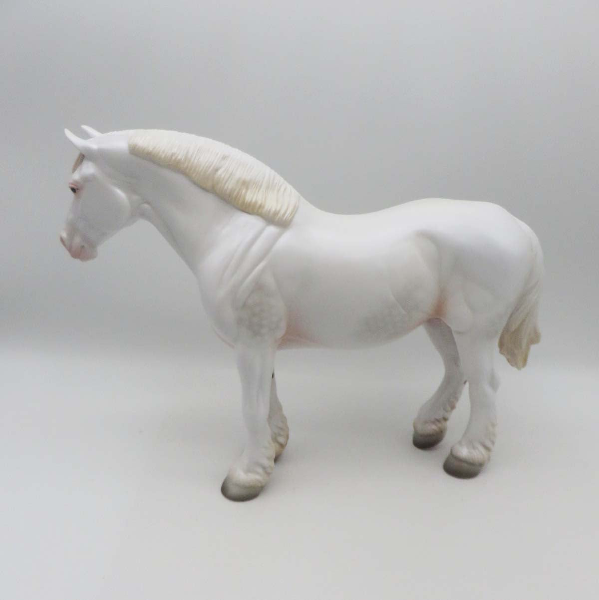 Coming Home OOAK Dappled Cremello Heavy Draft By Ashley Palmer SHCF23