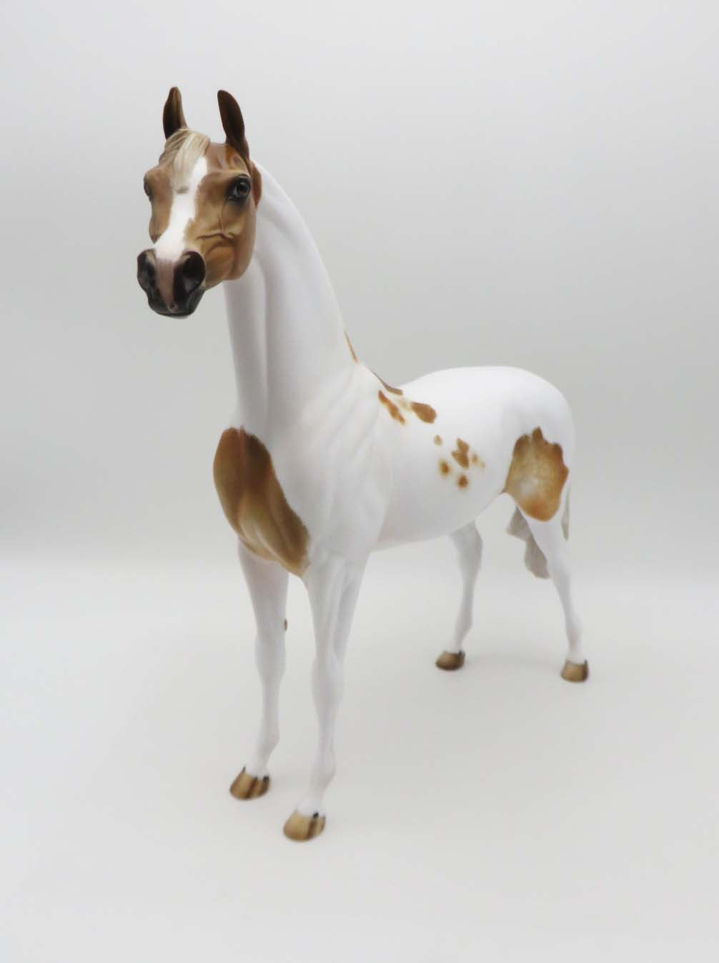Company Man - OOAK - Dappled Chestnut Pinto Arabian by Julie Keim - SHCF23
