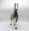 Concrete Mixer-OOAK Dapple Grey Trotting Drafter Painted By Sheryl Leisure 6/14/21