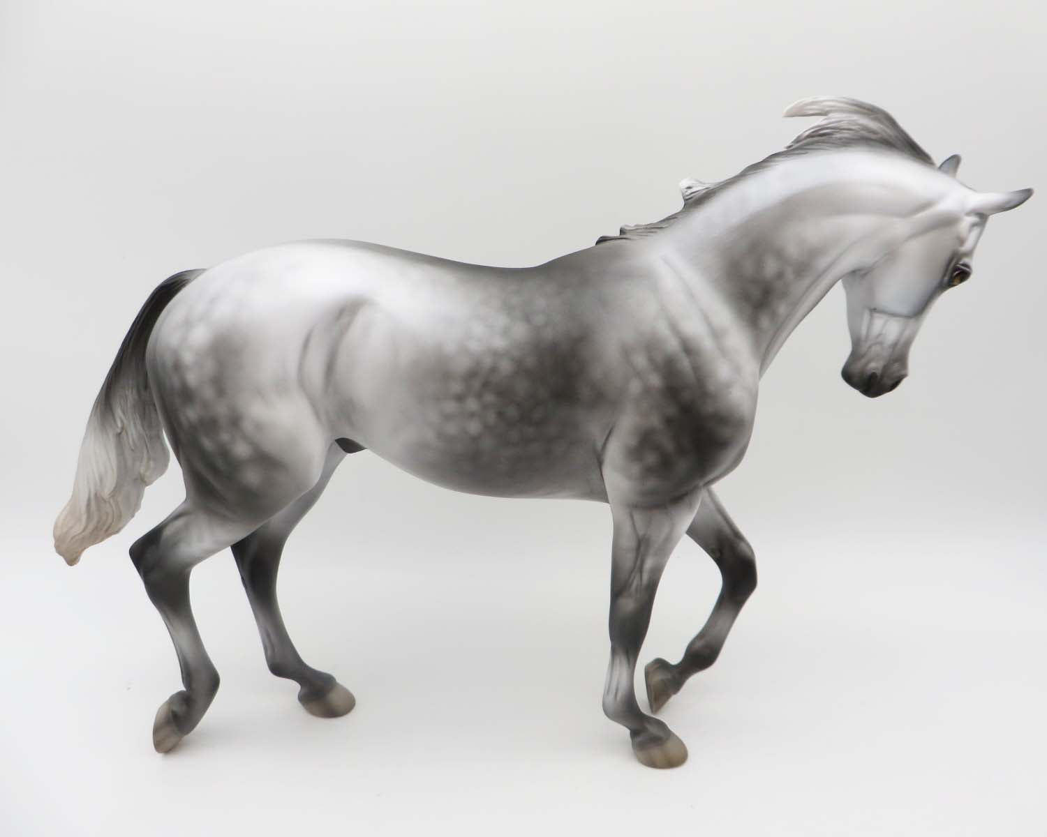 Congo-OOAK Dapple Grey Thoroughbred By Jess Hamill P&C 23