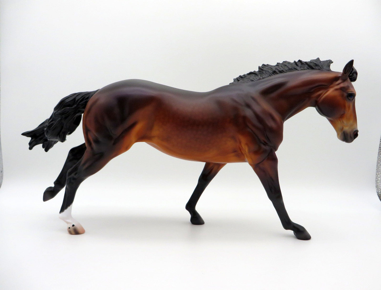 Congo-OOAK Bay Running Stock Horse By Caroline Boydston 4/5/21