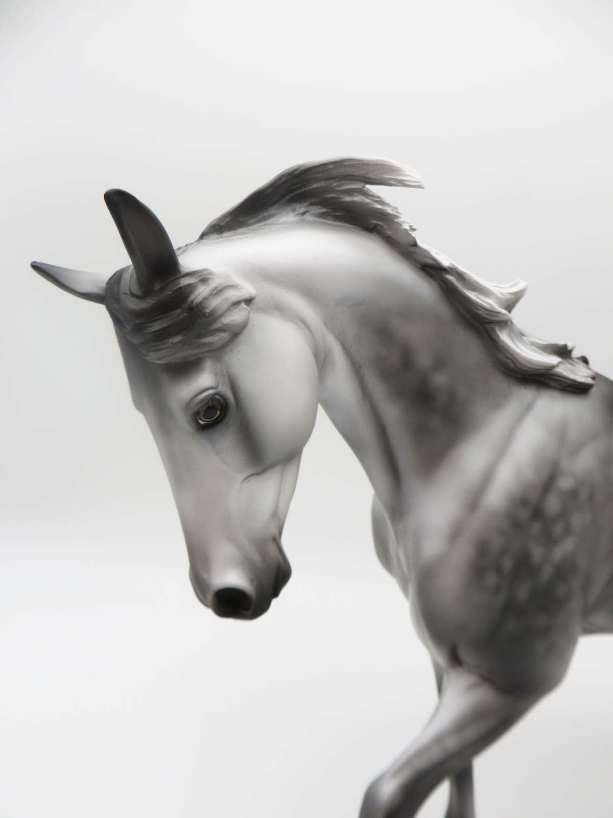 Congo-OOAK Dapple Grey Thoroughbred By Jess Hamill P&amp;C 23