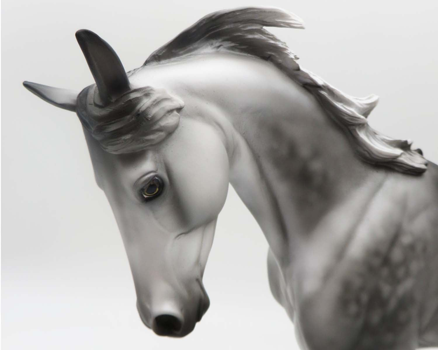 Congo-OOAK Dapple Grey Thoroughbred By Jess Hamill P&amp;C 23