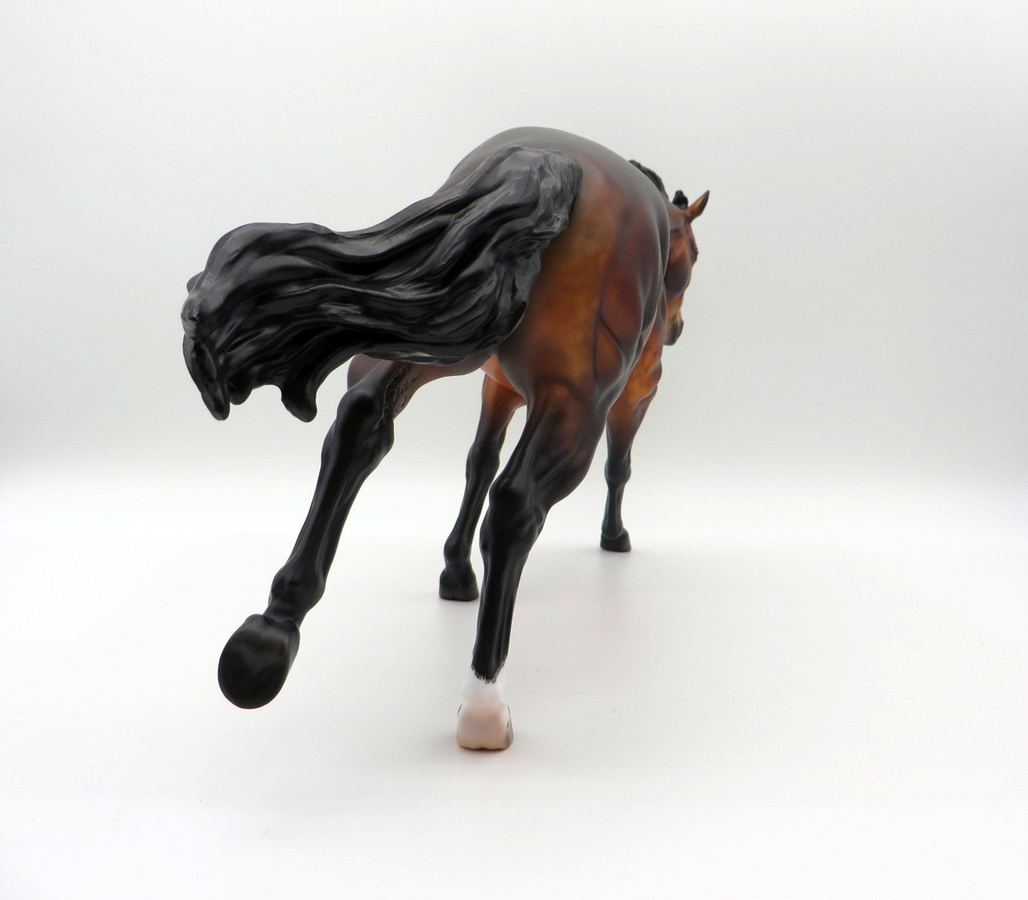 Congo-OOAK Bay Running Stock Horse By Caroline Boydston 4/5/21