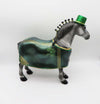 Conor - OOAK - Customized St Patrick&#39;s Day Blanketed Grey Standing Drafter - By Dawn Quick 3/17/23