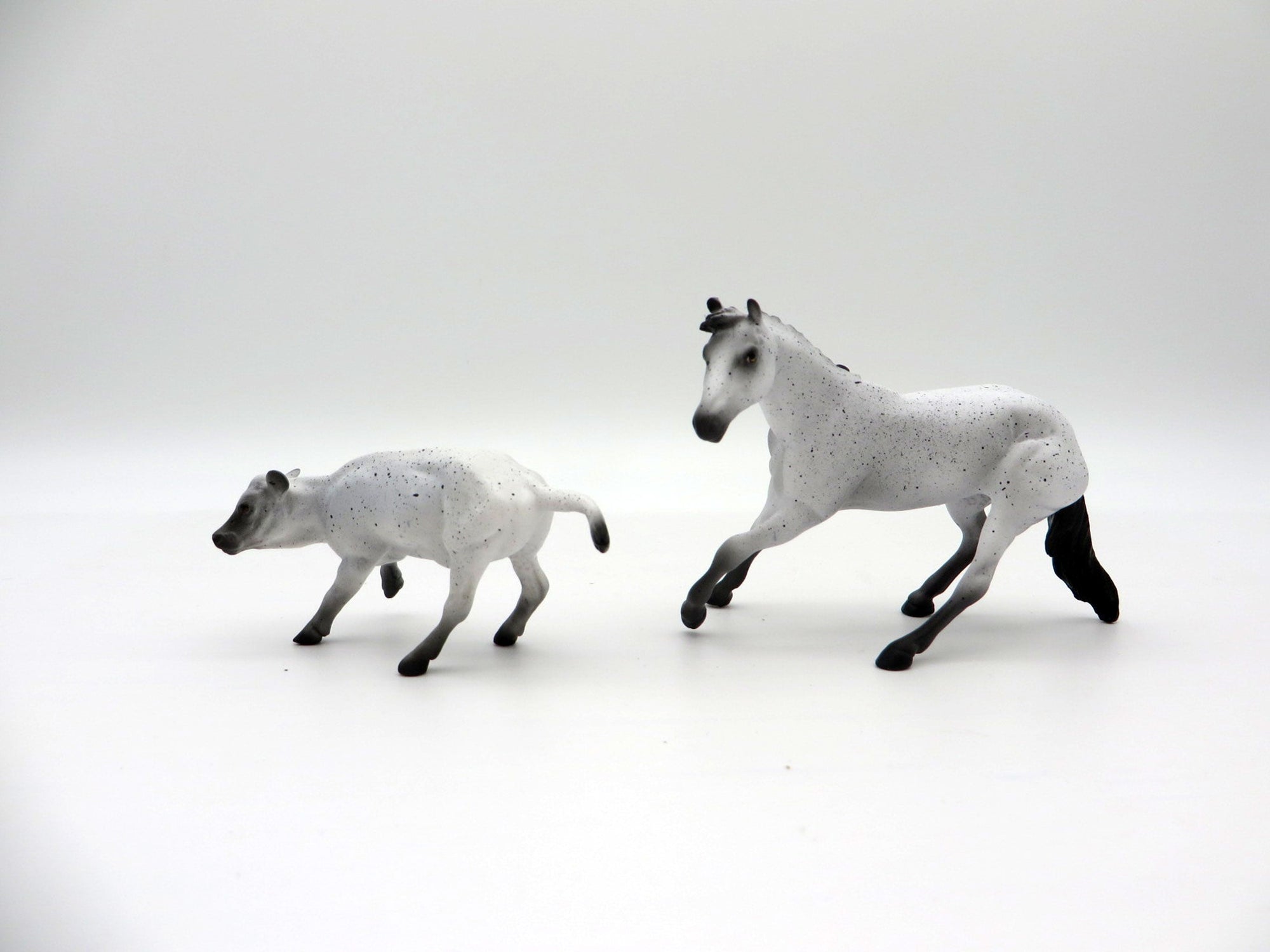 Cookies and Cream Cutter and Calf Chip-OOAK Painted By Ellen Robbins  NICM-7/23/21