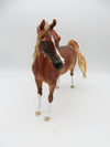 Cool Fire - OOAK - Flaxen Chestnut Arabian Stallion by Ellen Robbins - Best Offers 2/12/23 P&amp;C 23