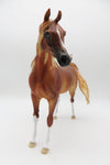 Cool Fire - OOAK - Flaxen Chestnut Arabian Stallion by Ellen Robbins - Best Offers 2/12/23 P&amp;C 23