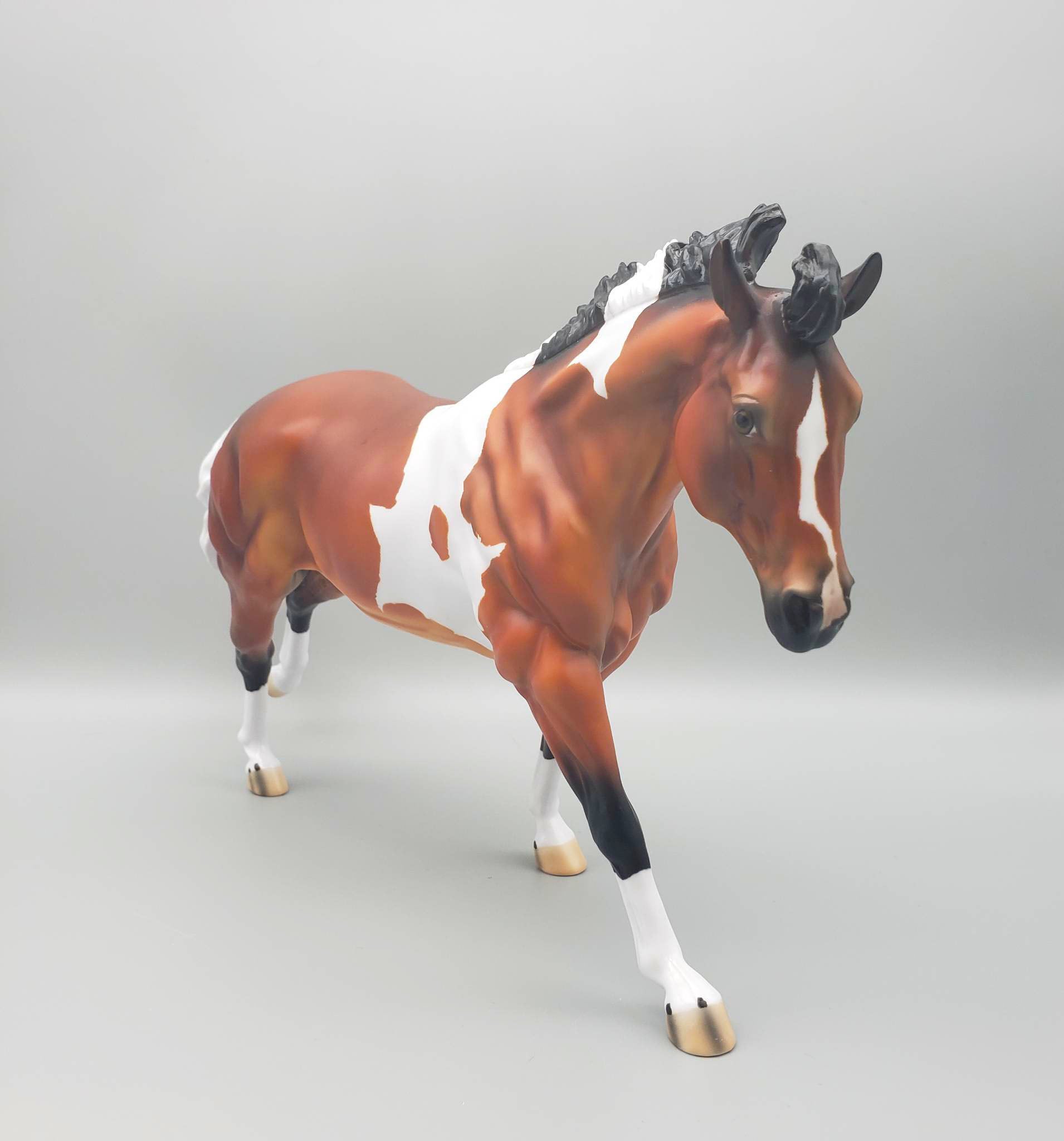 SAMPLE of Coolio SHORT MANE Running Stock Horse By Angela Marleau