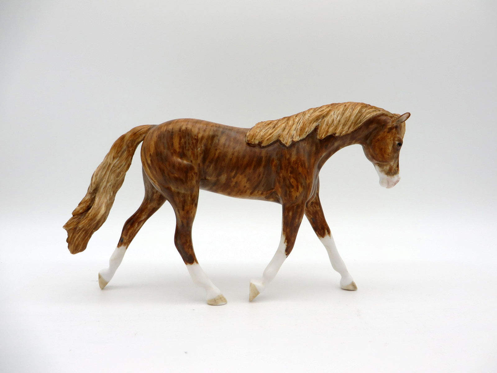 Copper Kissed-OOAK Pebbles Warmblood  Painted By Andrea  EQ 21