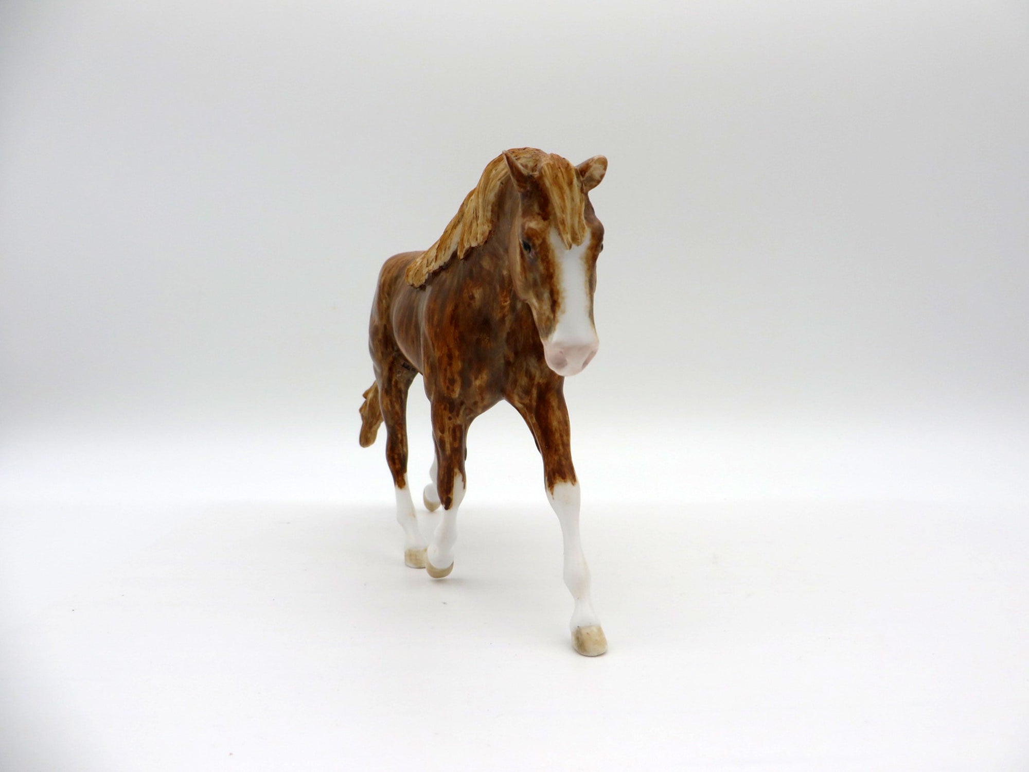 Copper Kissed-OOAK Pebbles Warmblood  Painted By Andrea  EQ 21