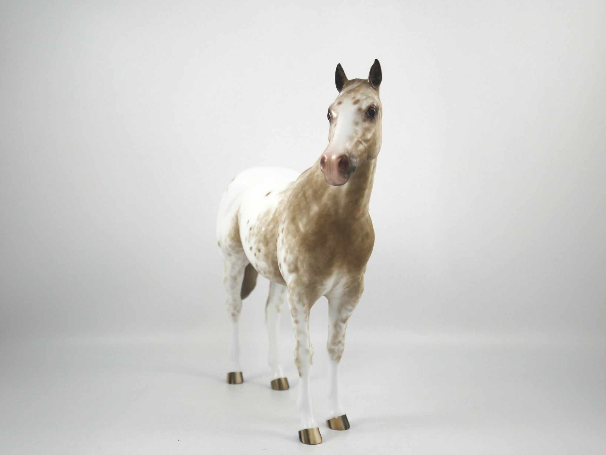 Cosmo-OOAK Bay Appaloosa ISH Painted By Sheryl Leisure 1/15/21