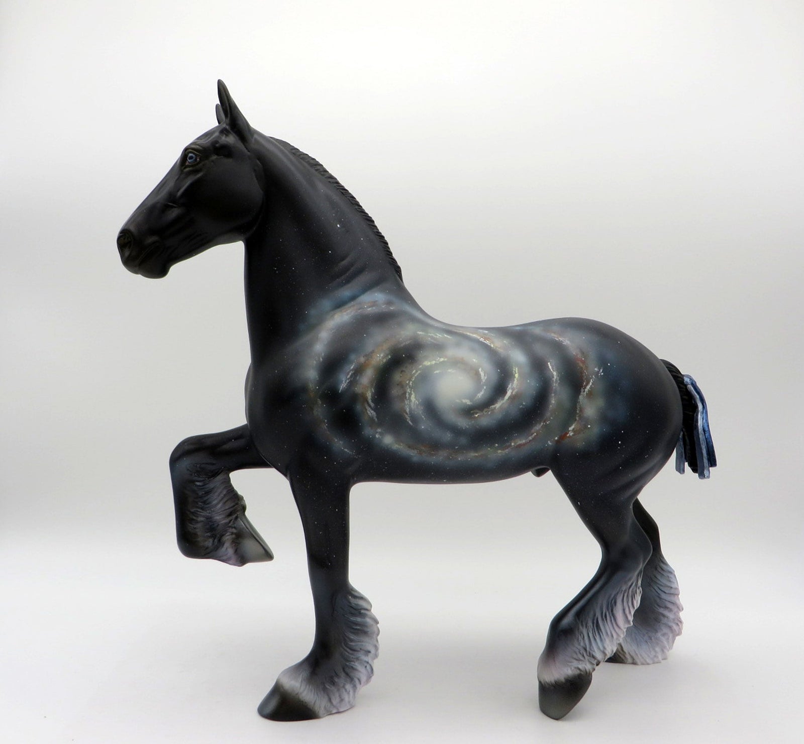 Cosmos-OOAK Deco Trotting Drafter Painted By Ellen Robbins  5/28/21
