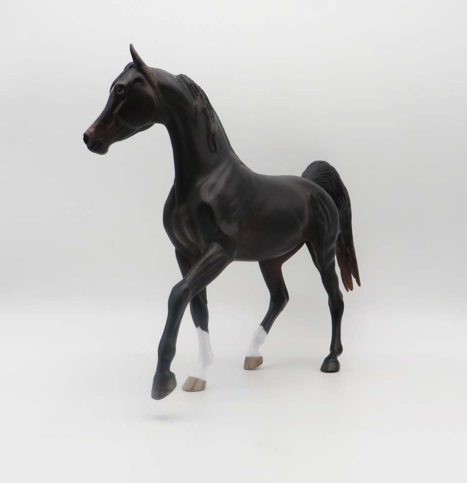 Cotillion - OOAK - Sunburnt Black Arabian Mare by Sheryl Leisure - Best Offers 4/3/23