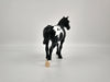 COW COW-OOAK BLACK BLANKET APPALOOSA  PEBBLE DRAFTER BY ELLEN ROBBINS 12/09/20