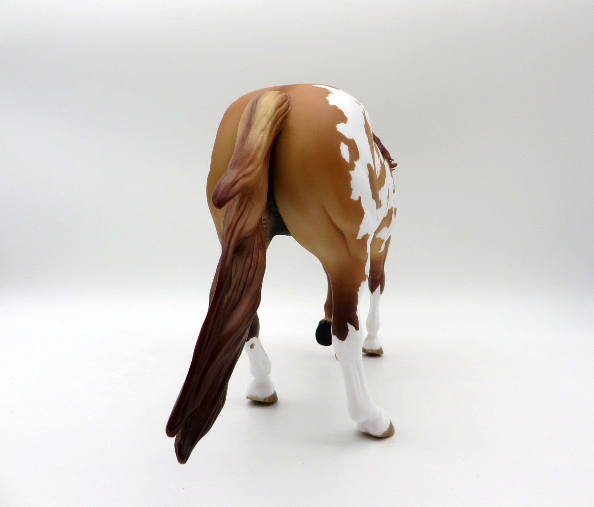 Cowboy-OOAK Red Dun Overo Performance Horse Painted By Audrey Dixon 5/24/21