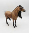 Cowboys &amp; Dreamers OOAK Frosted Buckskin Mustang By Jess Hamill SHCF23