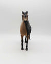 Cowboys &amp; Dreamers OOAK Frosted Buckskin Mustang By Jess Hamill SHCF23
