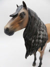 Cowboys &amp; Dreamers OOAK Frosted Buckskin Mustang By Jess Hamill SHCF23