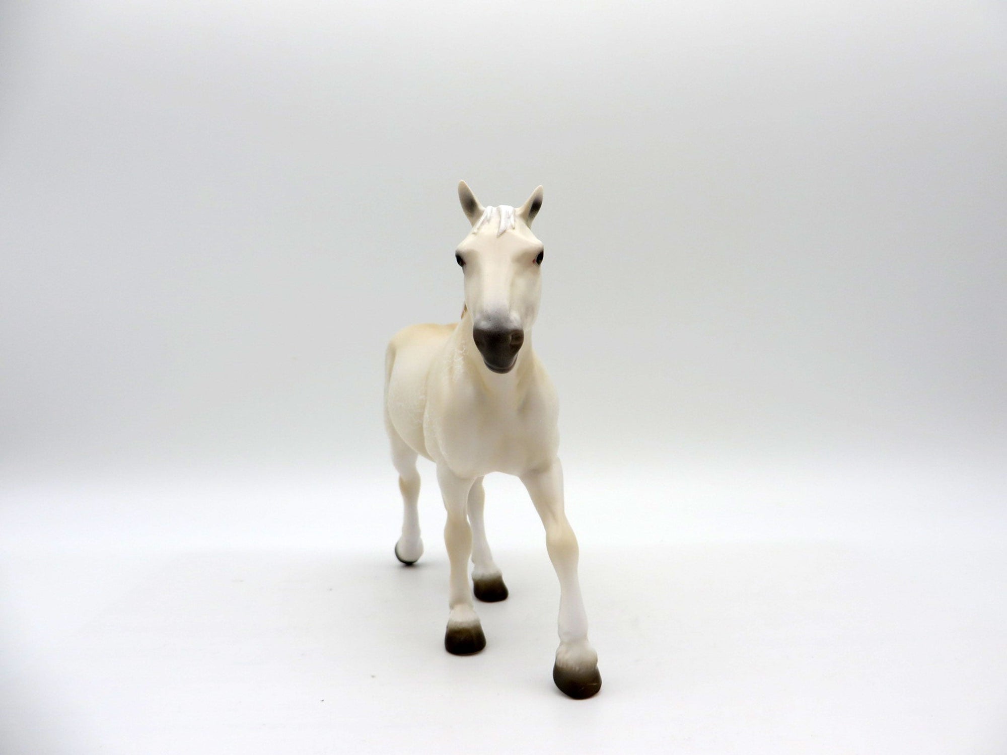 Cream Puff-OOAK Dapple Cream Pebbles Drafter Painted By Ellen Robbins  EQ 21