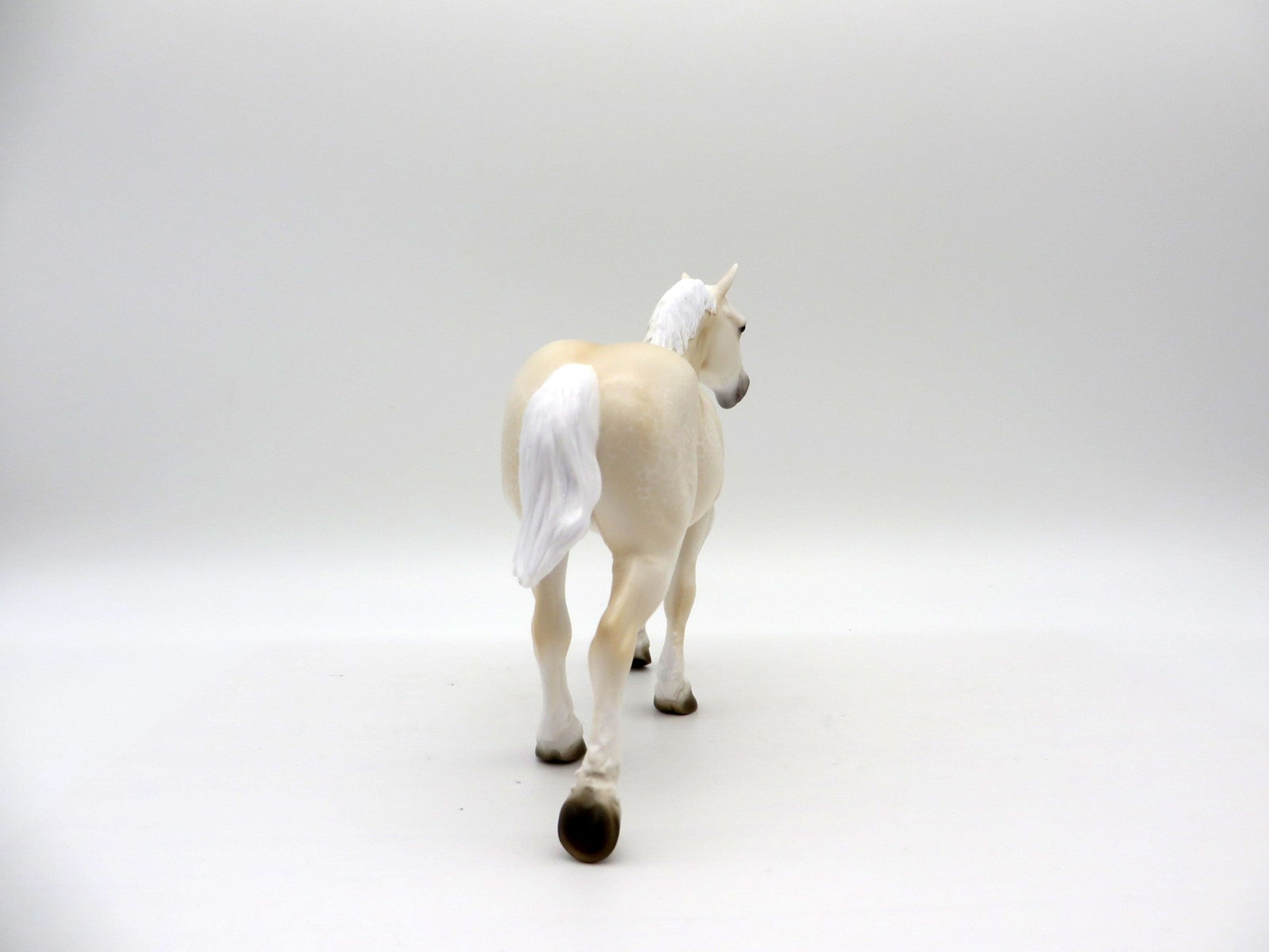 Cream Puff-OOAK Dapple Cream Pebbles Drafter Painted By Ellen Robbins  EQ 21