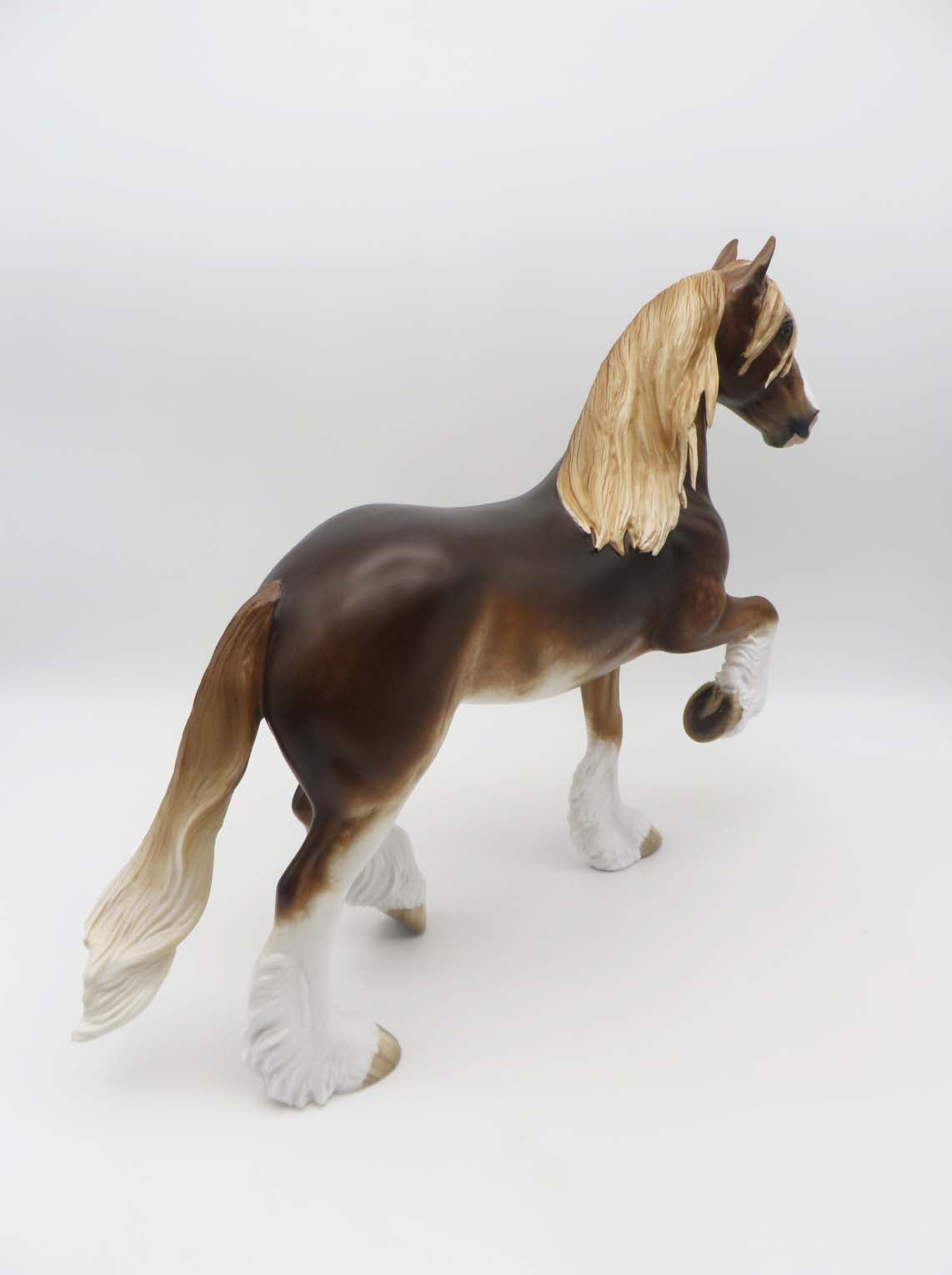 Cumberland OOAK Sorrel Clydesdale Trotting Draft By Sheryl Leisure SHCF23