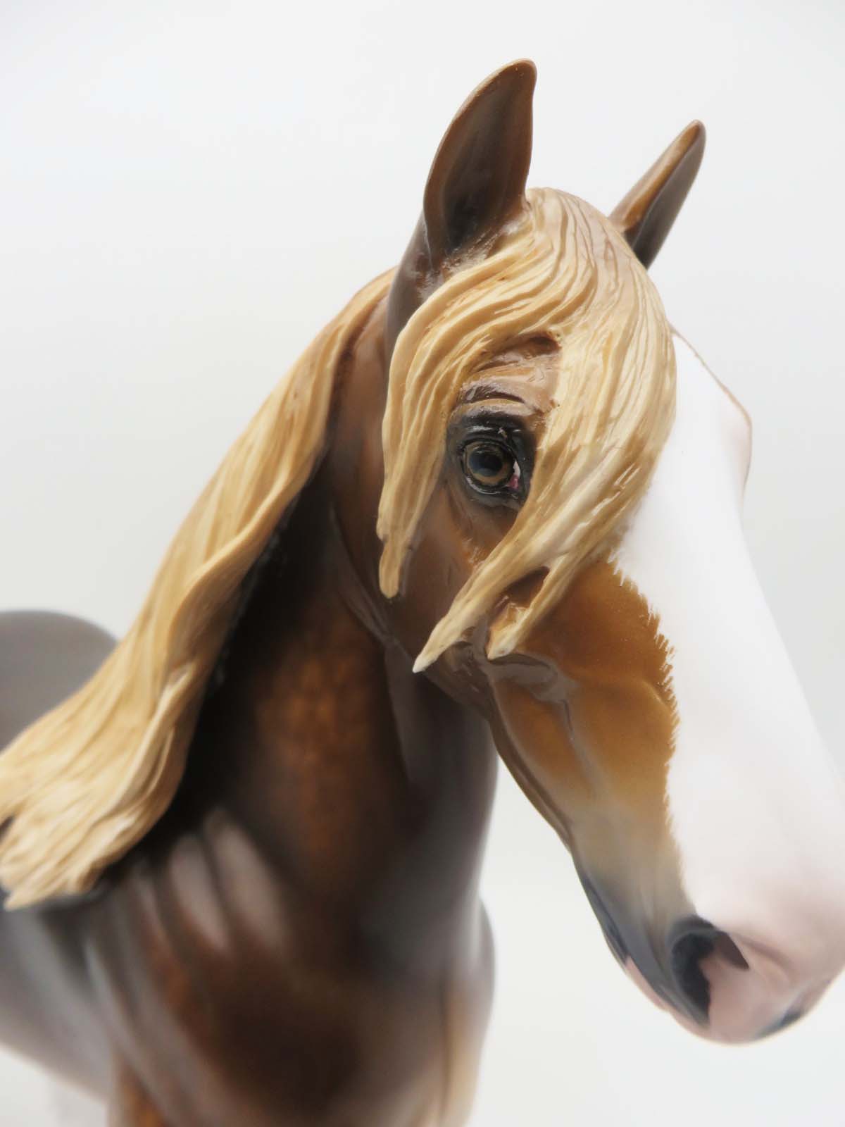 Cumberland OOAK Sorrel Clydesdale Trotting Draft By Sheryl Leisure SHCF23