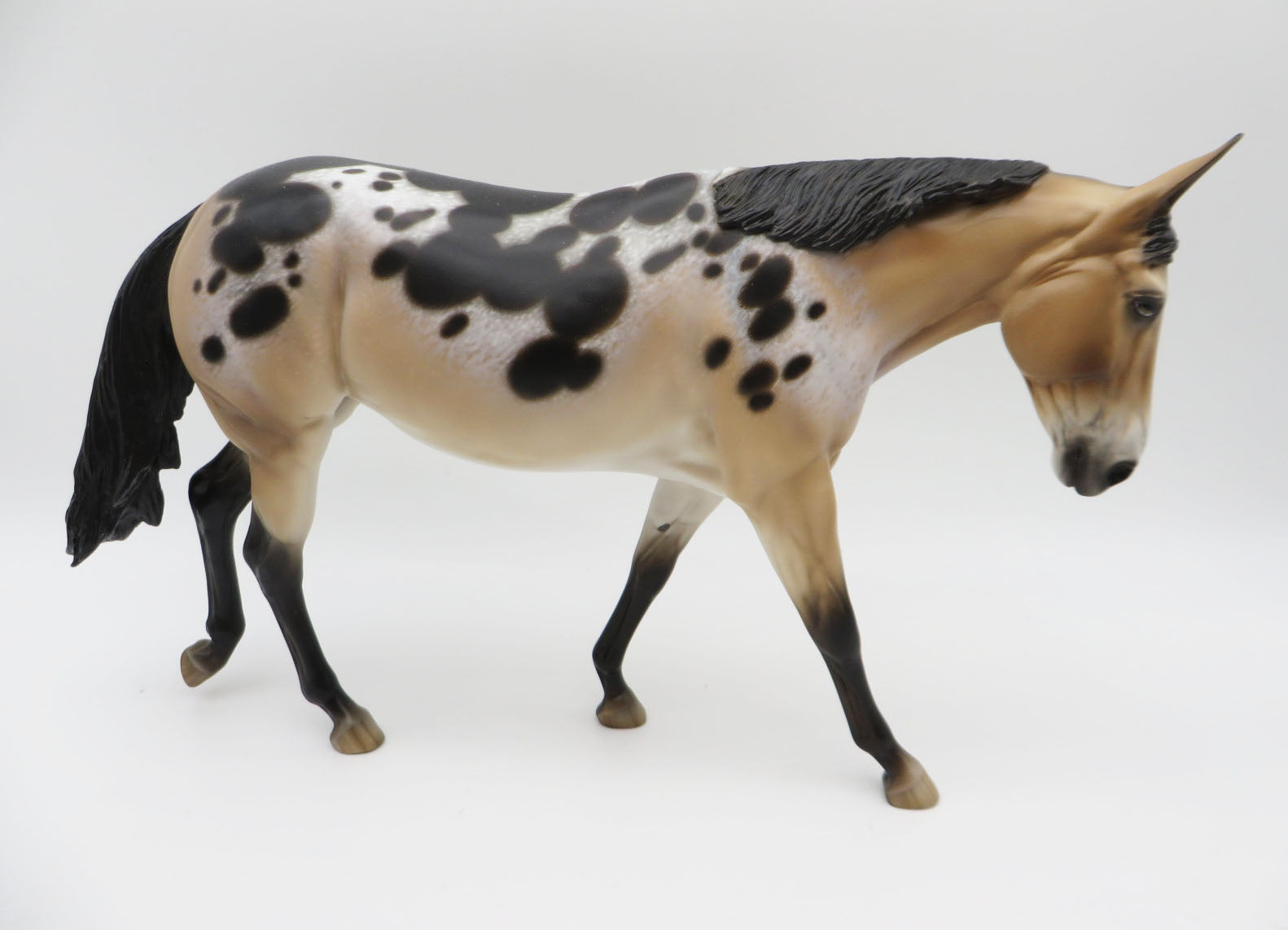 Don't Hold Back- OOAK - Buckskin Spotted Mule by Sheryl Leisure - Best Offers 2/6/23