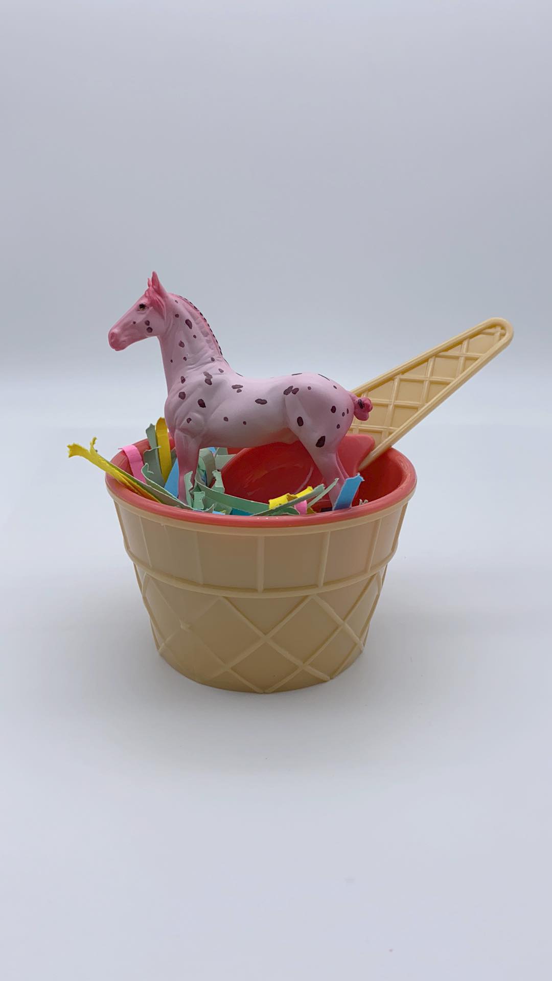 Raspberry Chip-OOAK Standing Draft Chip Painted By Ellen Robbins NICM-7/23/21