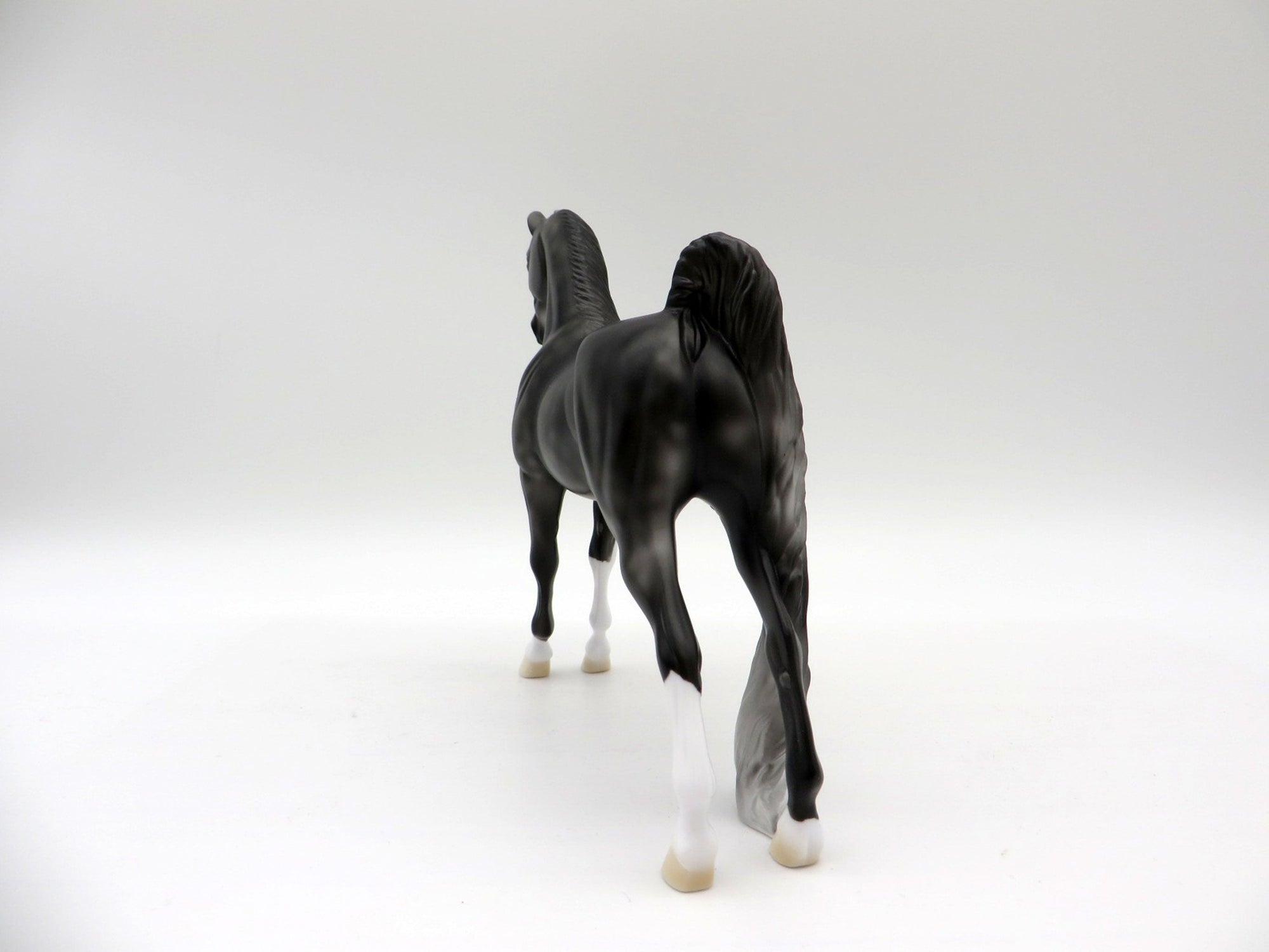 Daffeny-OOAK Dark Dapple Grey Saddlebred Pebbles 5/21/21