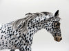 Damien-OOAK Loud Appaloosa Running Stock Horse Painted By Audrey Dixon  EQ 21