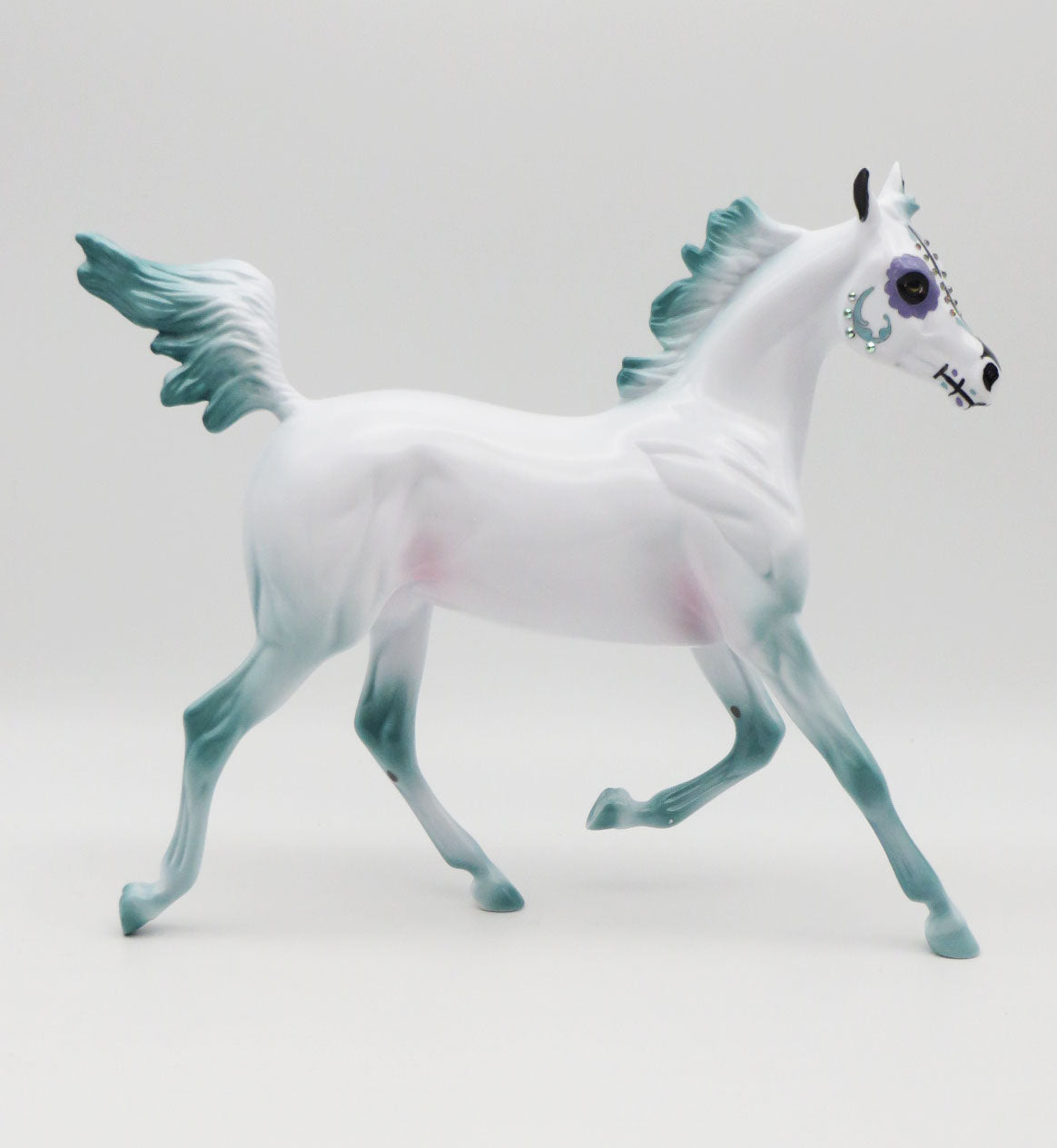 Danzar - OOAK Sugar Skull Yearling Horse By Dawn Quick