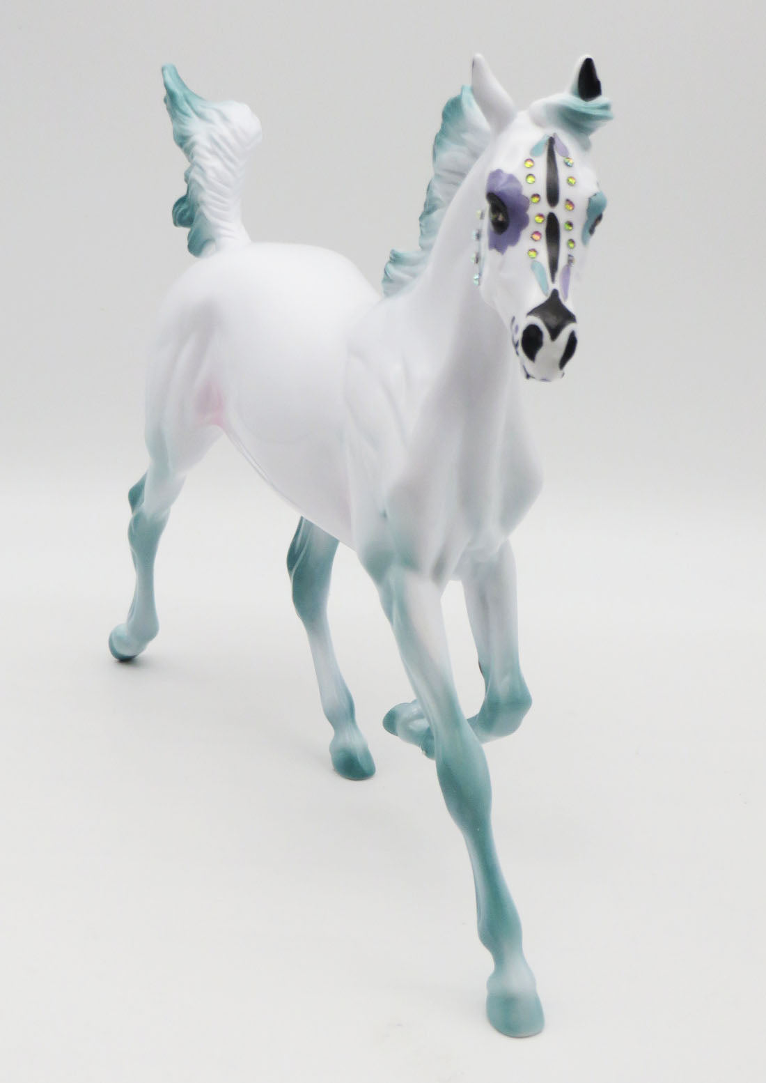 Danzar - OOAK Sugar Skull Yearling Horse By Dawn Quick