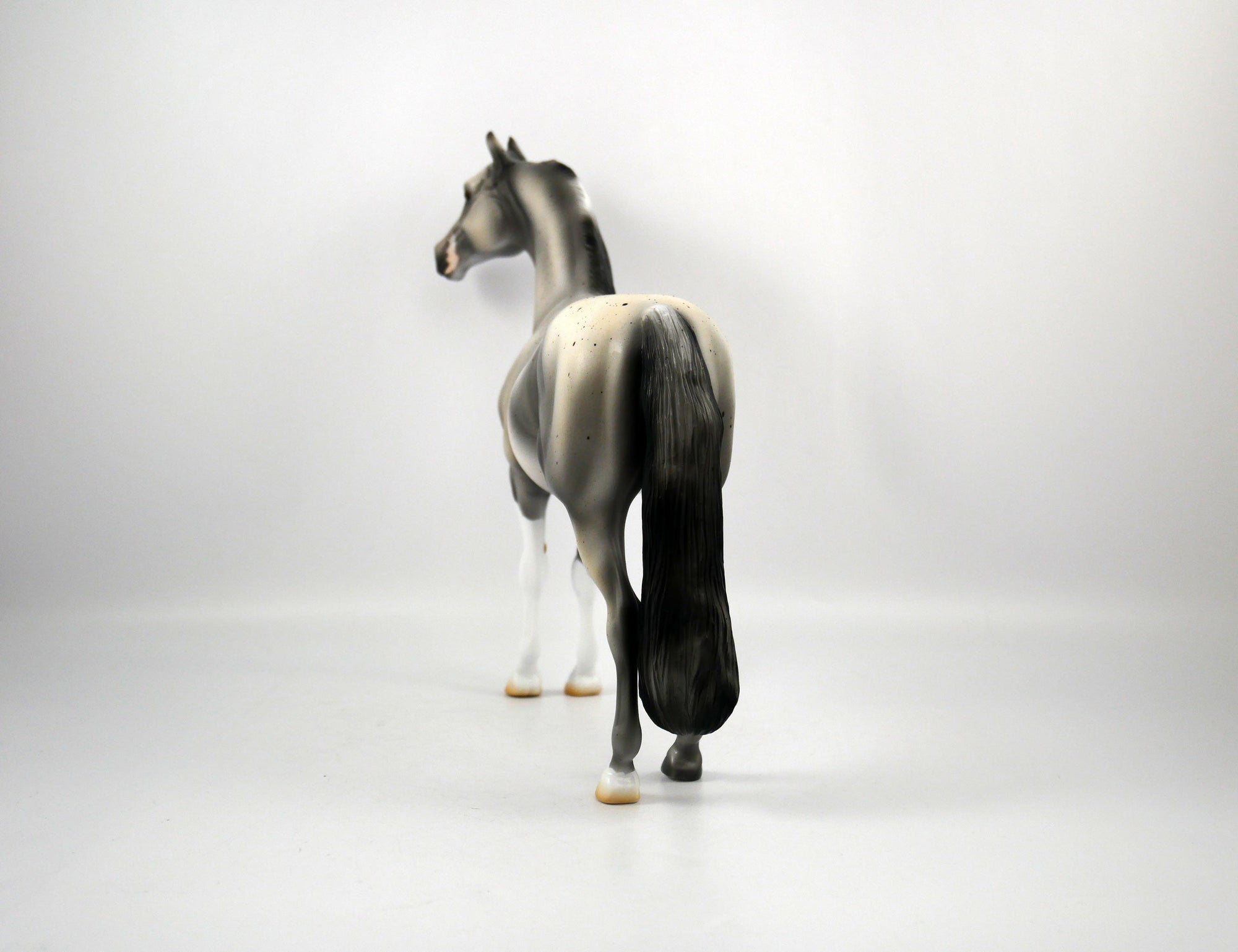 Darling-OOAK Grey Paint Morgan Model Horse 1/20/21