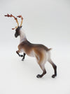 Dash Away - BEST OFFER - OOAK - Decorator Reindeer Rearing Pebble By Ellen Robbins- Christmas Tails 2022 - CT22